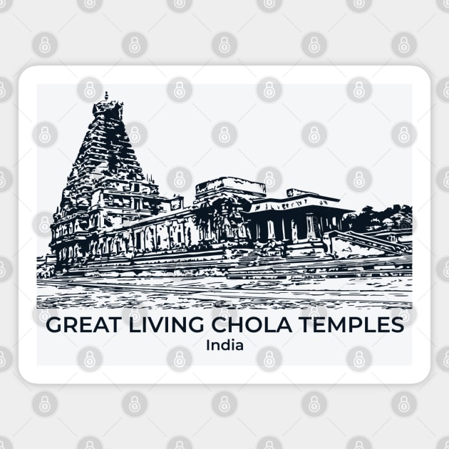 Great Living Chola Temples - India Magnet by Lakeric